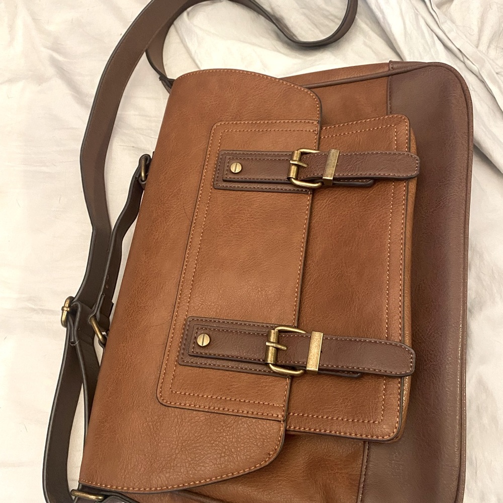 ALDO handbag leather brown